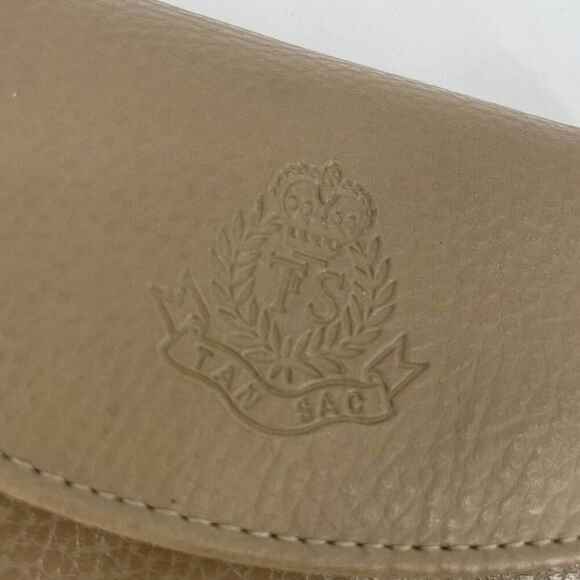 Tan Sac Strapless Small Purse "Tan" Faux Leather Sophisticated Elegant - Picture 2 of 16